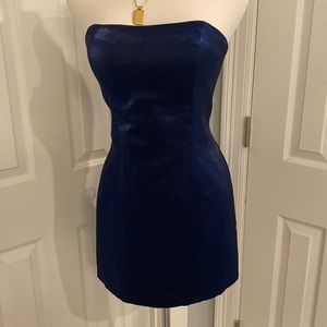 Sherri Hill Mini Strapless Lace Up Back Dress, GUC SIZE 6